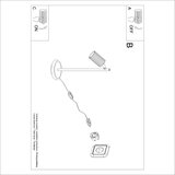 Stolna sollux SL.1548 - stona lampa karbon 1xGU10/10W/230V bela | Eponuda.com