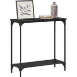  Konzolna miza Črni hrast 75 x 30.5 x 75 cm Konstruiran les, (5000201835) | Shoptok.si