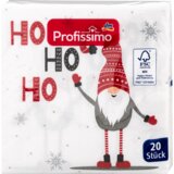 Profissimo troslojne salvete HO HO HO, 33x33cm 20 kom