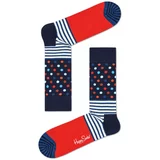 Happy Socks Nogavice Stripes and dots sock Večbarvna