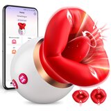 SuperLove 3in1 Sucking, Licking & Rotating Tongue Vibrator | shoptok.hr