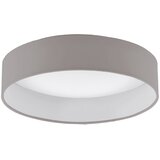 Eglo palomaro plafonjera/1, led, 24w, 2100lm, prom 500, plastika/tekstil smeđa | shoptok.hr