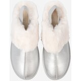Shelvt Silver snow boots with fur and platform | Shoptok.si
