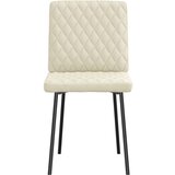  Jedilni stoli 6 kosov krem umetno usnje, (21832453) | Shoptok.si