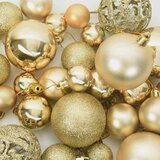 vidaXL Umjetno praznično drevo s setom kroglic, zasvetljeno 120 cm | Shoptok.si