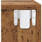 vidaXL Stenski TV kabinet 2 pcs Staro les 37 x 37 x 72 cm | Shoptok.si