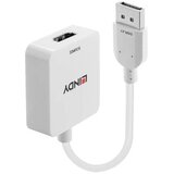 Lindy 38303 HDMI / DisplayPort pretvarač [1x ženski konektor HDMI - 1x muški konektor displayport] bijela 9.5 cm | Eponuda.ba