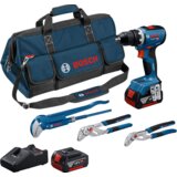 Bosch set alata GSR 18V-65 + 2 × GBA 18V 5,0Ah + 3-delni set klešta + torba 0615A5007J | Eponuda.com