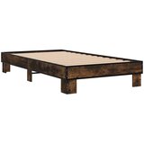 vidaXL Okvir kreveta boja hrasta 75 x 190 cm konstruirano drvo i metal Cijene