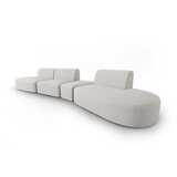 Milo Casa Svijetlo siva sofa od šenila s desnim kutom 428 cm Paolo – | shoptok.hr