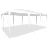 Šator za zabave Bijelo 600 x 400 x 266 cm Polietilen i čelik | shoptok.hr