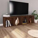 Ormarić za knjige / TV ormarić Smeđi hrast 36x30x143 cm drvo | shoptok.hr