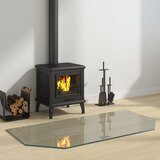 vidaXL Staklena ploča za kamin šesterokutna 120 x 60 cm | shoptok.hr
