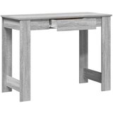 vidaXL Pisalna miza siva sonoma 100x45x75 cm inženirski les | Shoptok.si
