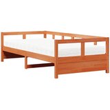  Dnevni krevet s madracem voštano smeđi 90x200 cm od borovine | Eponuda.com