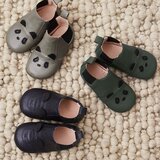 Liewood otroški usnjeni copatki rabbit grey | Shoptok.si