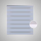 vidaXL Rolo bijele zavjese sa zebrastim linijama 120 x 230 cm | shoptok.hr