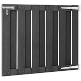  Vrtna vrata od WPC-a 100 x 80 cm siva | shoptok.hr