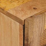  Noćni ormar Prirodna 40 x 33 5 x 46 cm Čvrsto drvo manga | shoptok.hr
