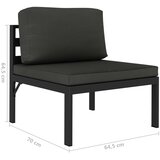  6-dijelna vrtna garnitura s jastucima aluminijska antracit | shoptok.hr