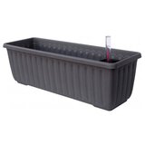 Plastia Antracit siva samonavodnjavajuća posuda, dužina 100 cm Siesta - Cijene