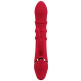 You2Toys Rabbit - vibrator s pokretnim prstenom (crveni) | shoptok.hr