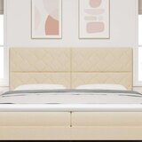  Uzglavlje Krema tkanina Bež 200 cm | shoptok.hr