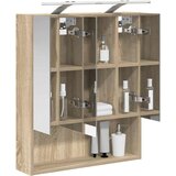  Kopalniška ogledalna omara Sonoma hrast 60 x 14.5 x 70 cm, (5000233246) | Shoptok.si