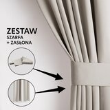 Restilo Bež zatamnjujuća/termo izolacijska zavjesa 140x270 cm Pleat – | shoptok.hr