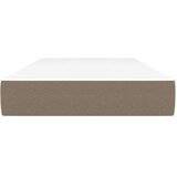 vidaXL Madrac s džepičastim oprugama smeđesivi 80x200x20 cm od tkanine | shoptok.hr