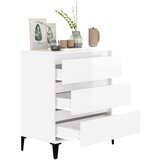  Komoda sjajna bijela 60 x 35 x 70 cm od konstruiranog drva | shoptok.hr