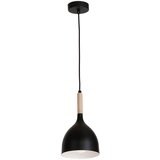  Luster na sajli NOAK WOOD 1xE27/15W/230V crna/buk | Eponuda.com