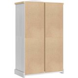 Ormarić s ladicama Bijelo 101 x 52 x 170 cm Čvrsto borovo drvo | shoptok.hr