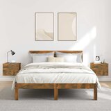  Noćni ormarići 2 kom dimljeni hrast 40 x 30 x 30 cm drveni | Eponuda.com