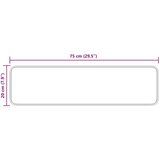 vidaXL prostirka za stepenice Smeđa Polipropilen 20 x 75 cm | shoptok.hr