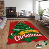 Conceptum Hypnose tepih s novogodišnjim motivima Asr-Crpt-2, pravokutni, 100 x 140 cm, šareni | Eponuda.ba