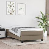 The Living Store Posteljni okvir taupe 90x200 cm blago - Box Spring Posteljni Okvir, (21519135) Cene