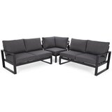 Kutni set Sorrento siva / siva melanž boja | shoptok.hr