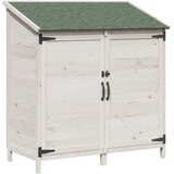  Vrtna Šupa Bijela 106,5 x 56 x 113,5 cm Konstruirano drvo | shoptok.hr