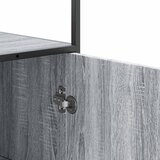  Visoka ploča siva Sonoma 68x35x139 cm Konstruirano drvo i metal | shoptok.hr