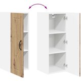 vidaXL zidni kuhinjski ormarić 2 pcs umjetnički hrast 30 x 31 x 80 cm | shoptok.hr