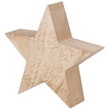  Božićni ukras-zvijezda drvena 10 x 2,5 cm | shoptok.hr