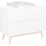 Qu-ax drvena podloga za presvlačenje za komodu trendy white | shoptok.hr