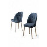 Hanah home set 2 stolice mara anthracite chrome Cene
