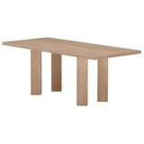 Venture Home Lillehammer pravokutni blagovaonski stol 200 × 90 cm, prirodna boja drva | shoptok.hr