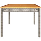  Vrtni stol sivi 180 x 90 x 75 cm od poliratana i drva bagrema | shoptok.hr
