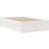  Posteljni okvir brez vzmetnice s predali 135x190 cm borovina, (21609394) | Shoptok.si