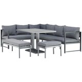 Mömax Lounge Garnitura Walter, Siva, 4-Delno | Shoptok.si