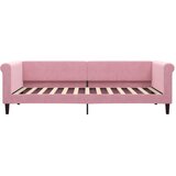  Dnevni krevet na razvlačenje ružičasti 90 x 200 cm baršunasti | shoptok.hr