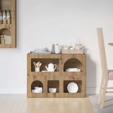  Strani šal Umetni hrast 80,5 x 35 x 59 cm Konstruiran les, (5000107406) | Shoptok.si